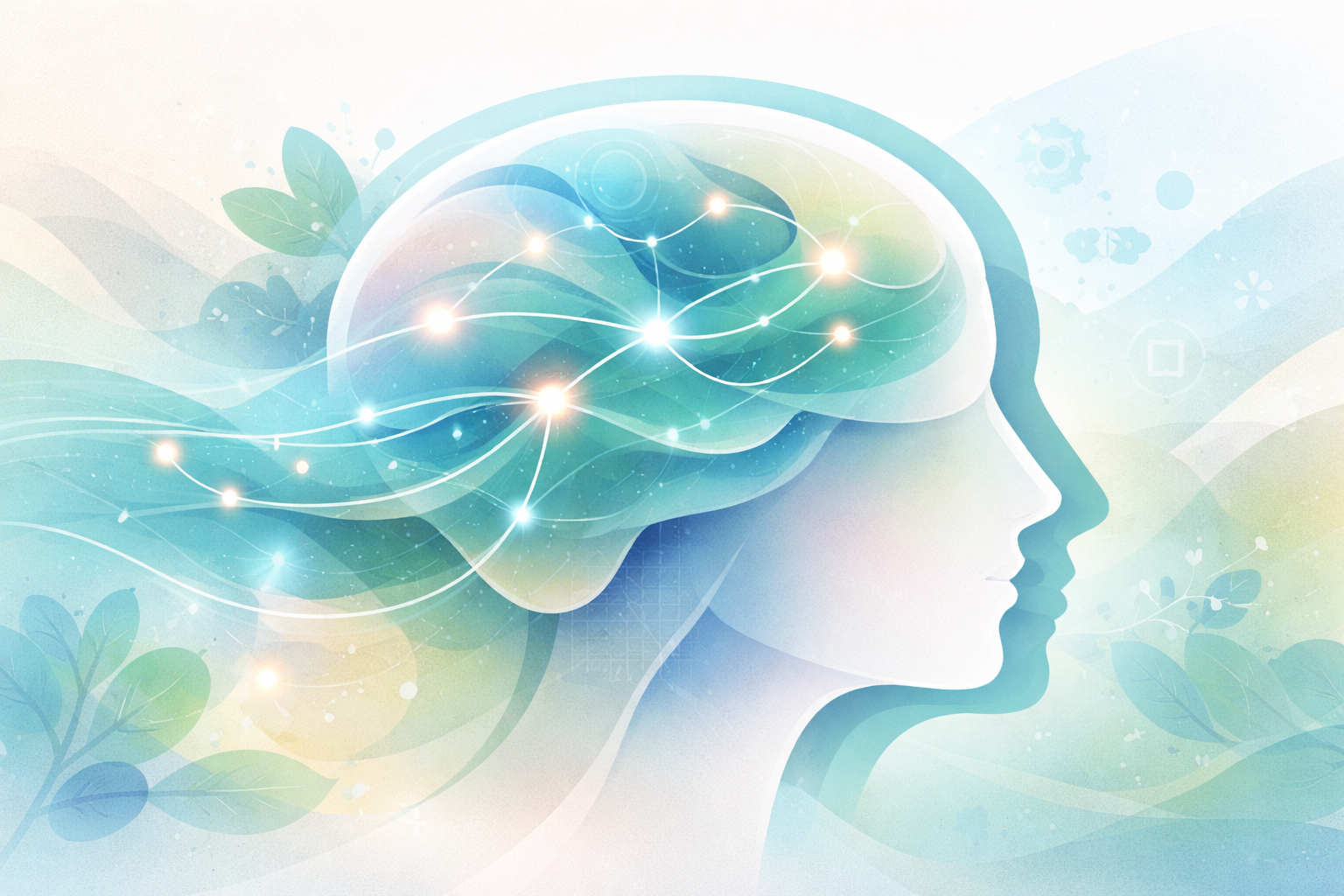Profissional de saúde mental com tecnologia